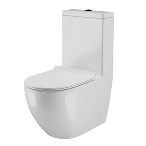 Изображение товара Унитаз-компакт Grossman Style GR-4496S, с тонкой крышкой-сиденьем микролифт, белый