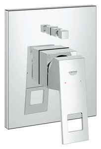Изображение товара Смеситель для ванны и душа Grohe Eurocube 19896000 хром, встроенный однорычажный