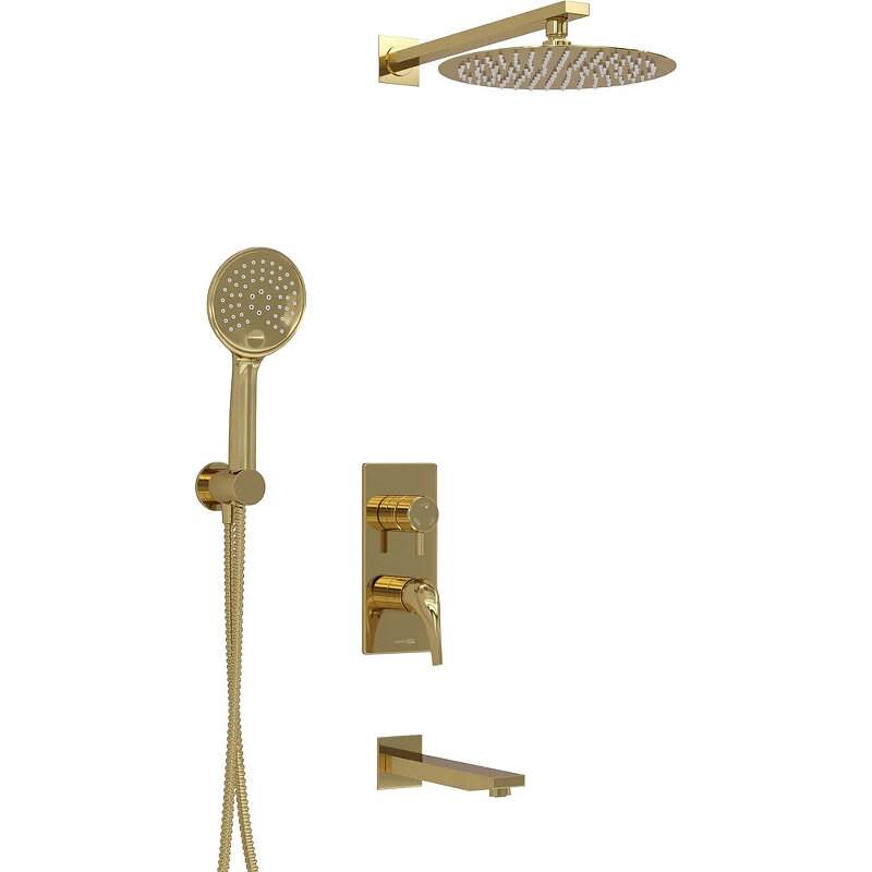 Изображение товара Душевая система WasserKRAFT Sauer 7100, золото глянцевое, скрытый монтаж Изображение товара Душевая система WasserKRAFT Sauer 7100, золото глянцевое, скрытый монтаж