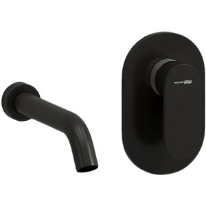 Изображение товара Смеситель WasserKRAFT Elbe 7430 для раковины, цвет черный, A74543