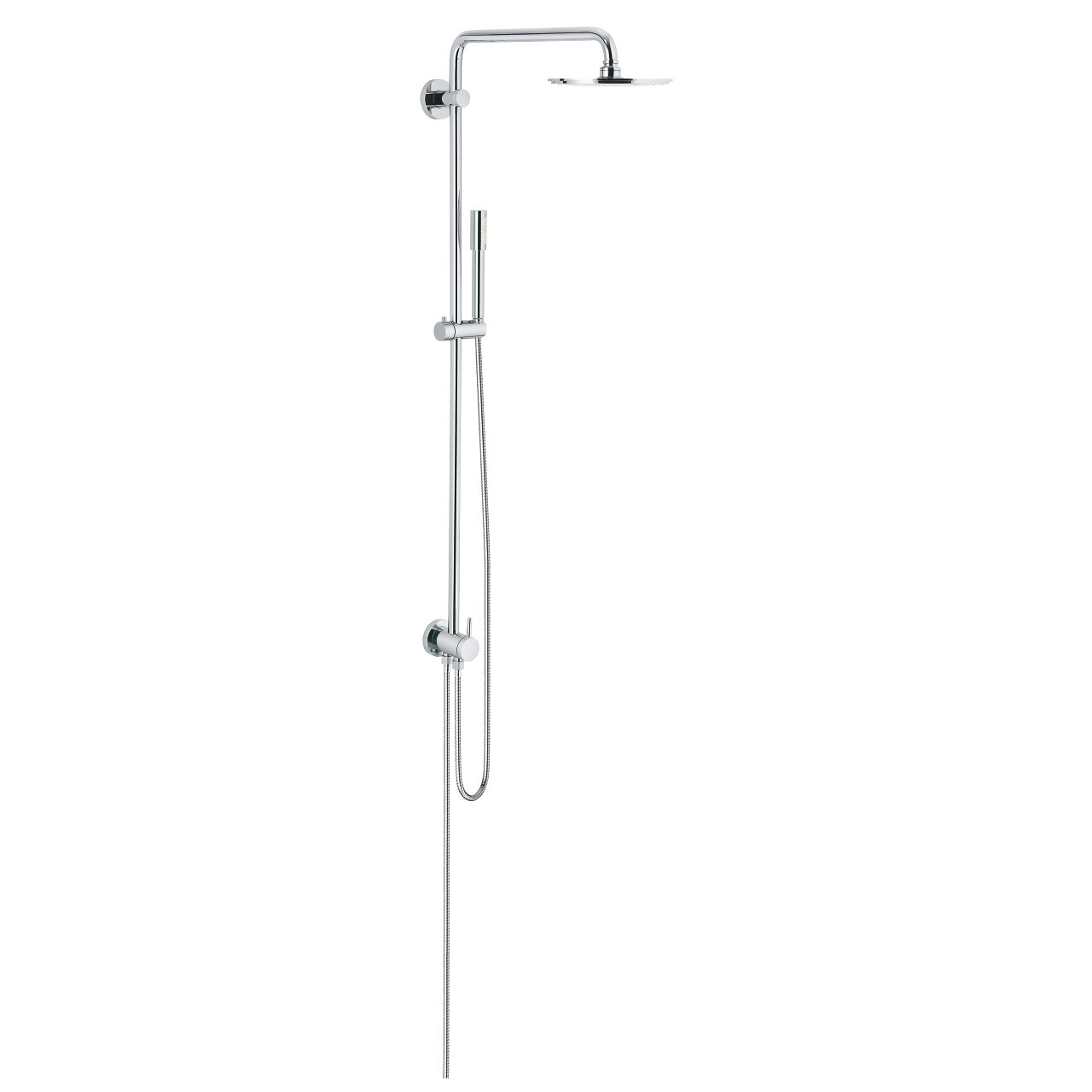 Изображение товара Душевой гарнитур Grohe Rainshower 27058000 с верхним душем Изображение товара Душевой гарнитур Grohe Rainshower 27058000 с верхним душем