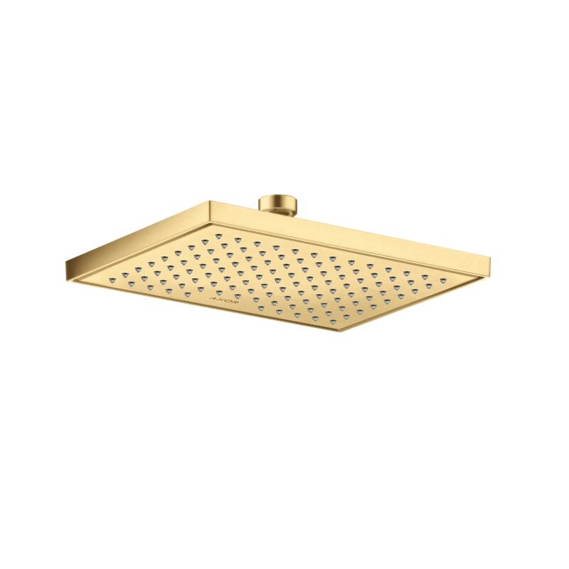 Изображение товара Верхний душ Axor ShowerSolutions 24 см Rain золото регулируемый шарнир