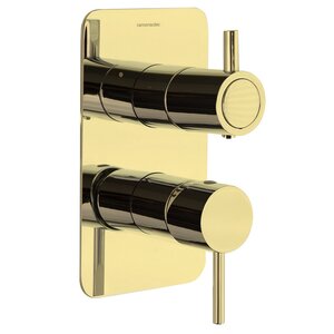 Изображение товара Смеситель Ramonsoler Odisea 391512SOC, на 2 потребителя, цвет золото брашированное PVD