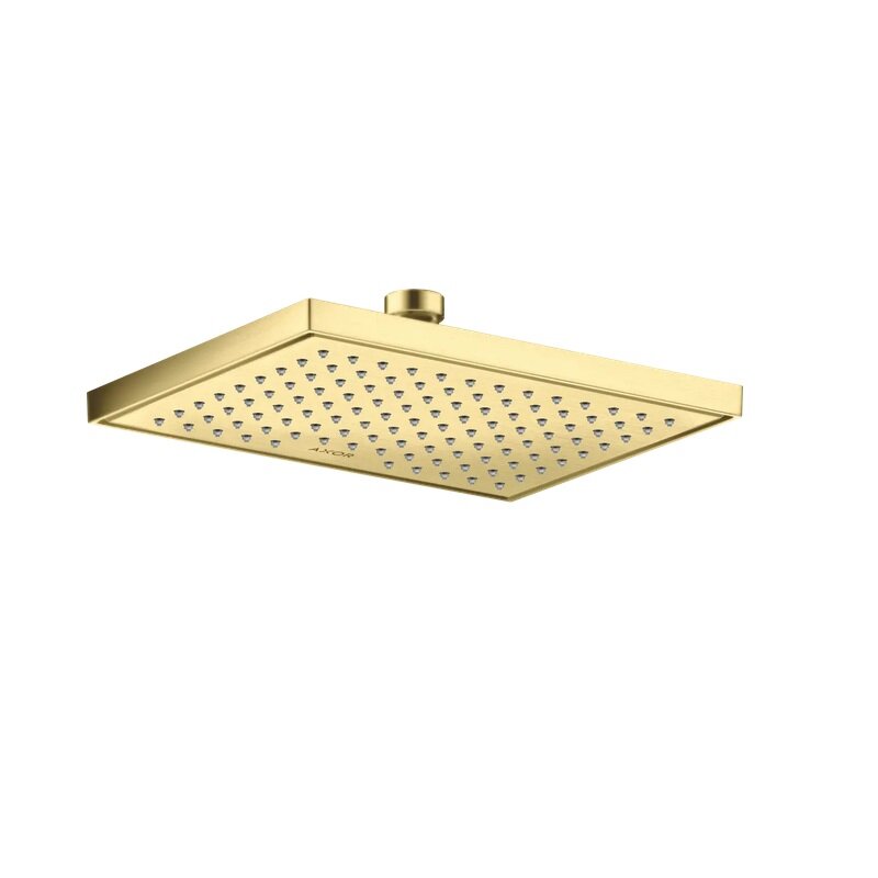 Изображение товара Верхний душ Axor ShowerSolutions 35373950, 24 см, 1 режим струи, с шарнирным соединением, цвет шлифованная медь