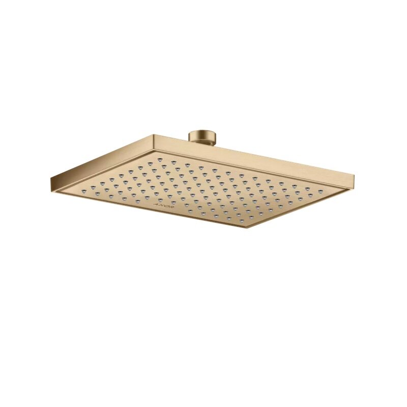 Изображение товара Верхний душ Axor ShowerSolutions 35374140, 24 см, EcoSmart, 1 режим струи, с шарнирным соединением, цвет шлифованная бронза Изображение товара Верхний душ Axor ShowerSolutions 35374140, 24 см, EcoSmart, 1 режим струи, с шарнирным соединением, цвет шлифованная бронза