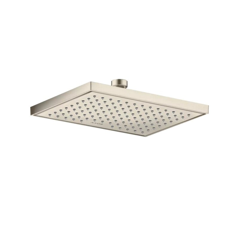 Изображение товара Верхний душ Axor ShowerSolutions 24 см EcoSmart+ шлифованный никель с регулировкой наклона