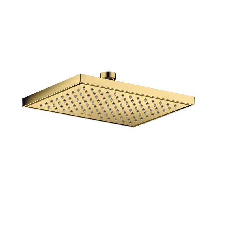 Изображение товара Верхний душ Axor ShowerSolutions 35387990, 24 см, EcoSmart +, 1 режим струи, с шарнирным соединением, цвет полированное золото