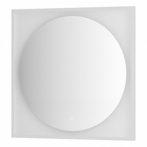 Изображение товара Зеркало Defesto Eclipse 80 х 80 см с LED-подсветкой и сенсорным выключателем