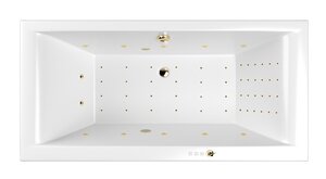 Изображение товара Гидромассажная ванна Whitecross Savia Duo 170x80 см литой акрил хромотерапия