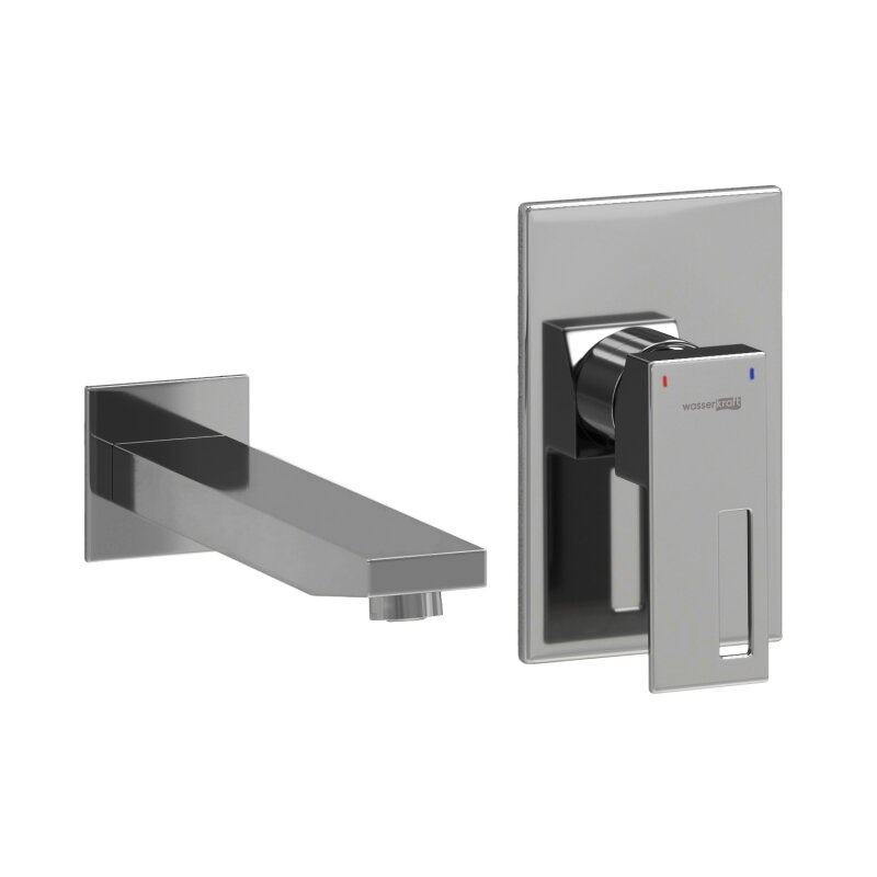 Изображение товара Смеситель WasserKRAFT Alme 1510, для раковины, цвет хром, A15513 Изображение товара Смеситель WasserKRAFT Alme 1510, для раковины, цвет хром, A15513