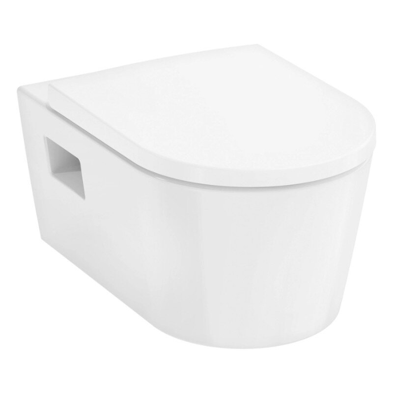 Изображение товара Подвесной безободковый унитаз Hansgrohe EluPura Original S 60207450 белый Германия