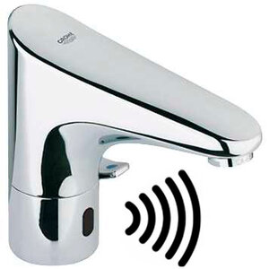 Изображение товара Сенсорный смеситель для раковины Grohe Europlus E, хром, автоматическое управление