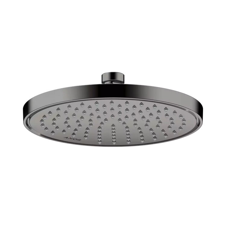 Изображение товара Верхний душ Axor ShowerSolutions 35388330, 22см, EcoSmart +, 1 режим струи, с шарнирным соединением, цвет полированный черный хром