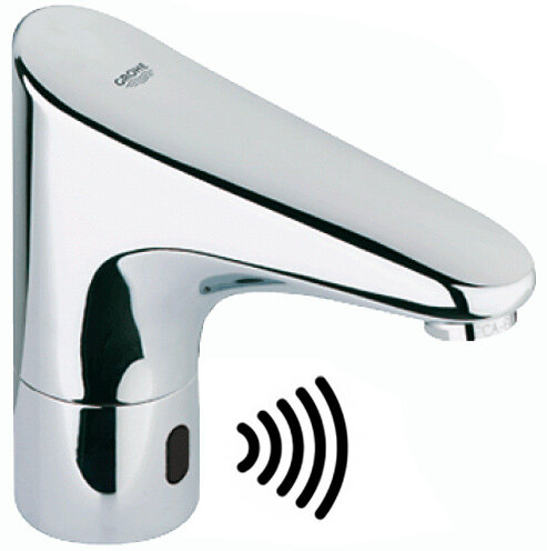 Изображение товара Сенсорный смеситель для раковины Grohe Europlus E, автоматический, хром