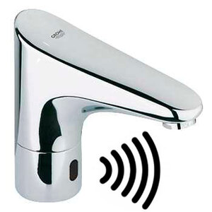 Изображение товара Сенсорный смеситель для раковины Grohe Europlus E хром автоматическое управление
