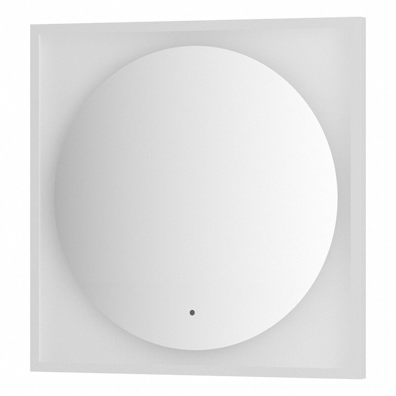 Изображение товара Зеркало Defesto Eclipse 70 х 70 см, с LED-подсветкой, с инфракрасным выключателем, теплый белый свет, рама белая, DF 2237R Изображение товара Зеркало Defesto Eclipse 70 х 70 см, с LED-подсветкой, с инфракрасным выключателем, теплый белый свет, рама белая, DF 2237R