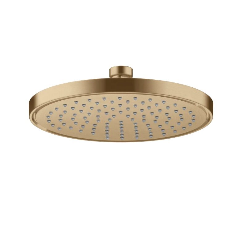 Изображение товара Верхний душ Axor ShowerSolutions 35389140, 24 см, EcoSmart+, 1 режим струи, с шарнирным соединением, цвет шлифованная бронза