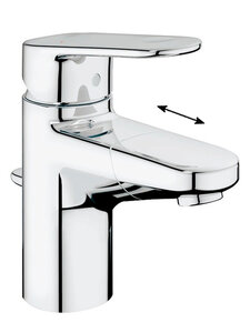 Изображение товара Смеситель для раковины с гигиеническим душем Grohe Europlus II 33155002, хром