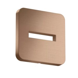 Изображение товара Розетка Axor ShowerSolutions, для держателя душа, Softsquare, цвет шлифованное красное золото, 35214310