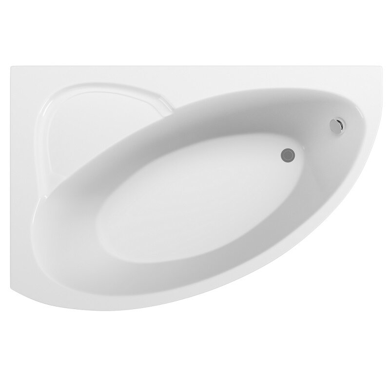 Изображение товара Акриловая ванна Viant Бостон 150x100 см белая угловая