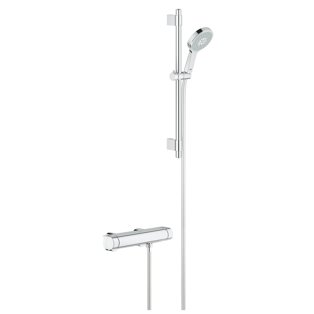 Изображение товара Душевой гарнитур с термостатом Grohe Grohtherm 2000 New, 34281001, хром 