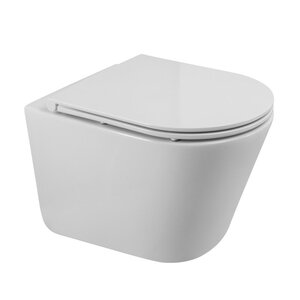 Изображение товара Подвесной унитаз BelBagno Tornado Flay-Tor BB053CH-TOR-FC, безободковый, цвет белый