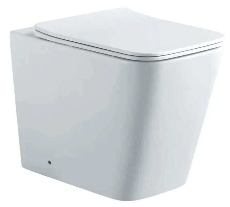 Изображение товара Унитаз приставной Aquatek Либра AQ1908N-00 New, безободковый, со сиденьем микролифт