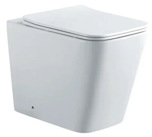 Изображение товара Унитаз приставной Aquatek Либра AQ1908N-00 New, безободковый, со сиденьем микролифт