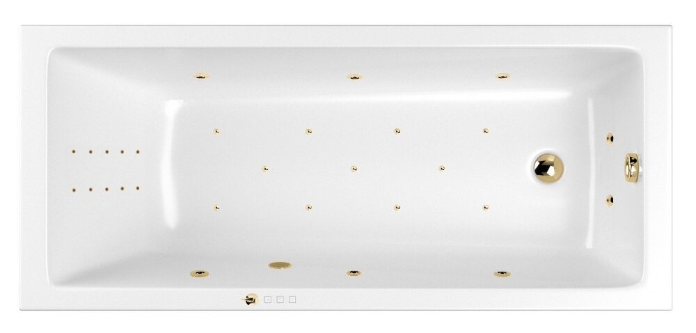 Изображение товара Гидромассажная ванна Whitecross Wave 150x70 см ULTRA NANO с хромотерапией