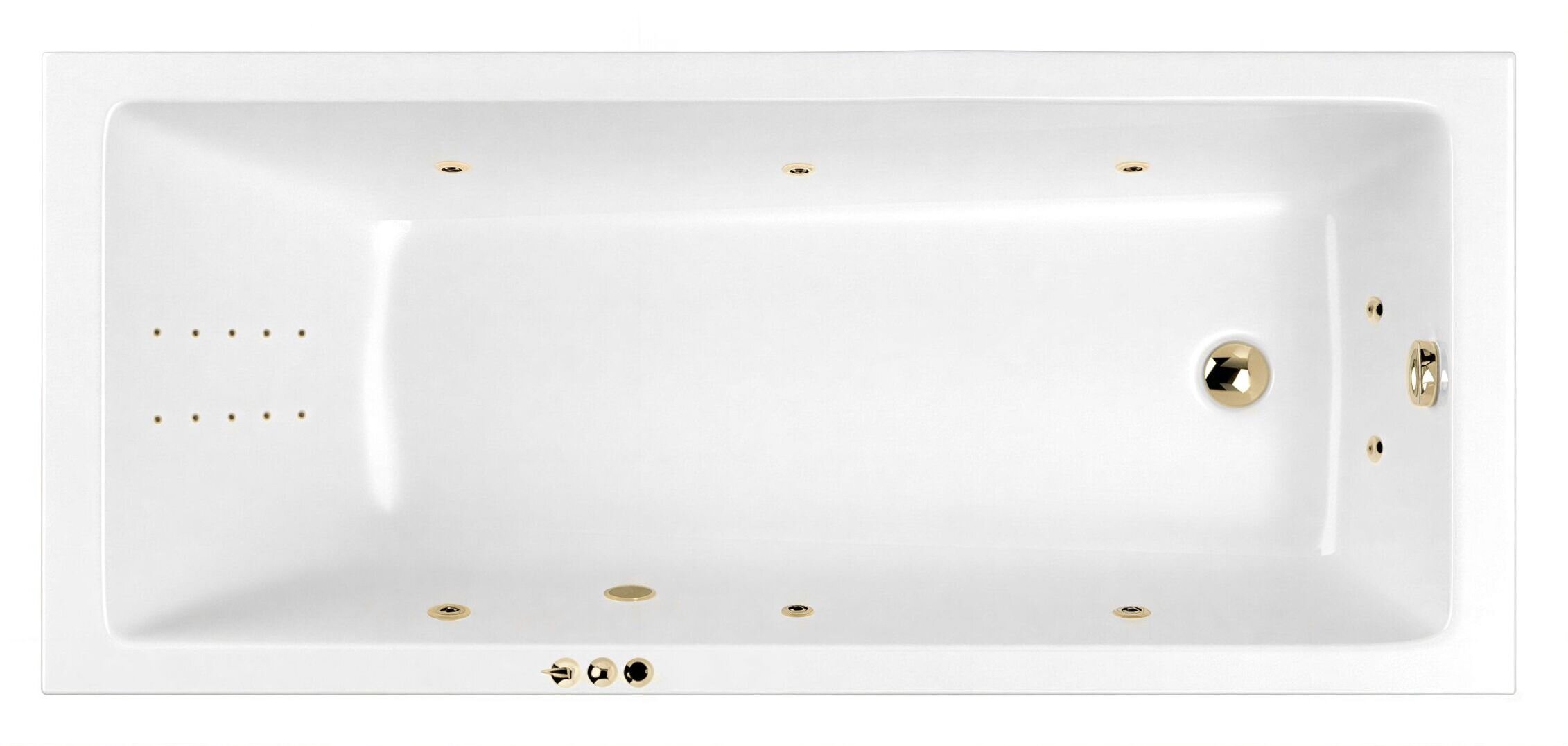 Изображение товара Ванна гидромассажная Whitecross Wave 160 x 70 см, SMART NANO, золото, белый, 0101.160070.100.SMARTNANO.GL Изображение товара Ванна гидромассажная Whitecross Wave 160 x 70 см, SMART NANO, золото, белый, 0101.160070.100.SMARTNANO.GL