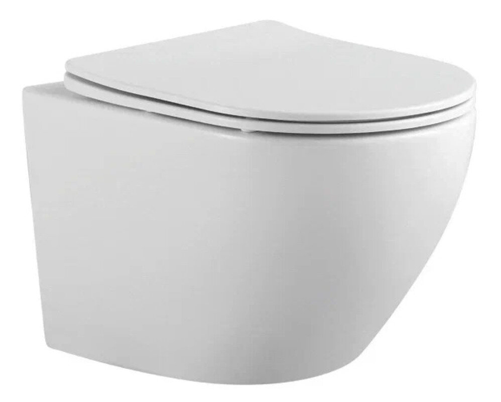 Изображение товара Подвесной унитаз Aquatek Европа AQ1901-MW безободковый с микролифтом