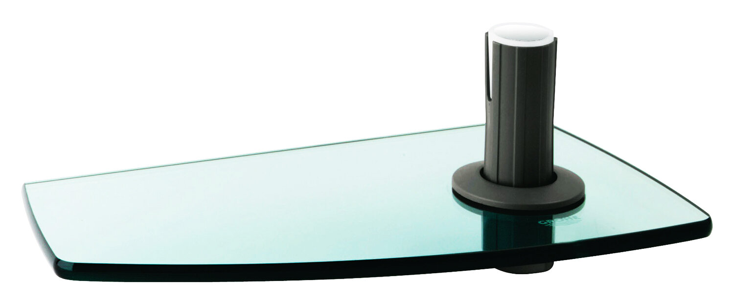 Изображение товара Полочка Grohe Movario полка настенная стекло 22.2x11.3x2.2 см