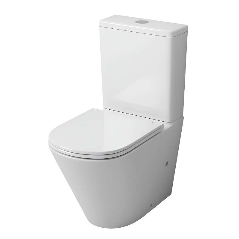 Изображение товара Grossman Tornado GR-4450SQ: безободковый компакт, 3/6 л, микролифт, белый