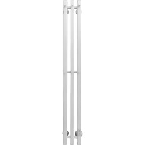 Изображение товара Полотенцесушитель электрический Маргроид Инаро, 8 крючков, ширина 18 см, высота 120 см, диммер справа, белый матовый, Inaro-12018-1081-9016R