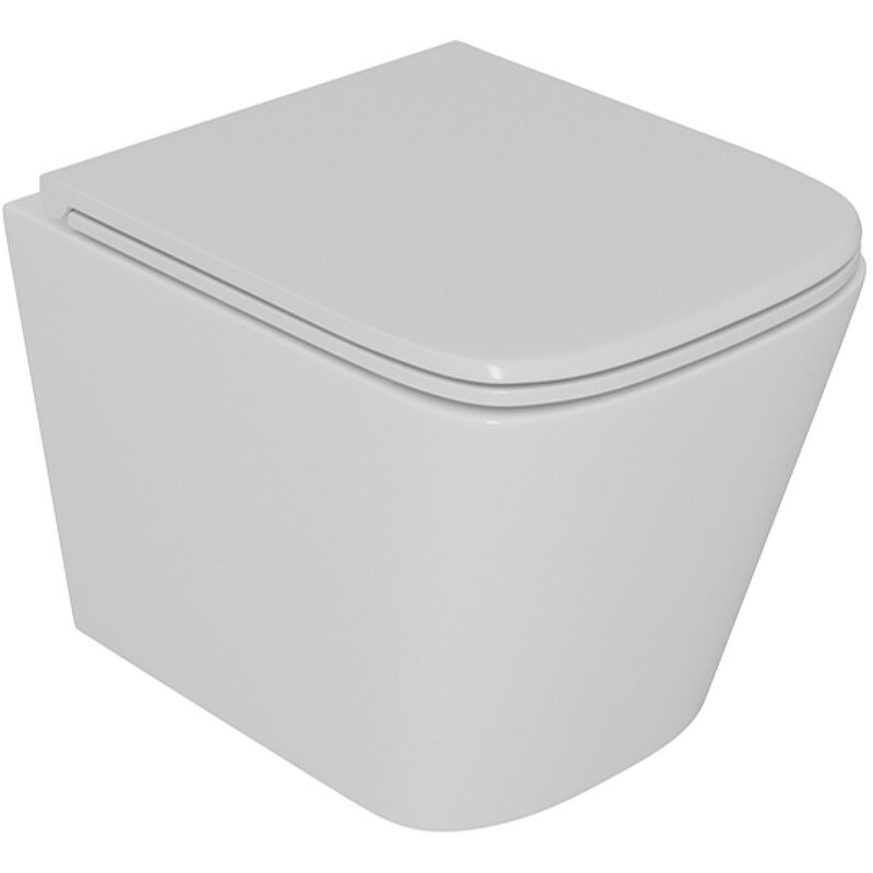 Изображение товара Подвесной унитаз D&K Tornado Berlin DT1436516 безободковый с сиденьем микролифт белый
