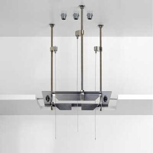 Изображение товара Потолочный душ Gessi Private Welness Minimali 32854/238, 35х35 см, 3 режима струи, внутренняя часть