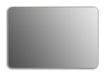 Зеркало Wenz Design QR-silver-H скругленное / без контурной подсветки - фото 1