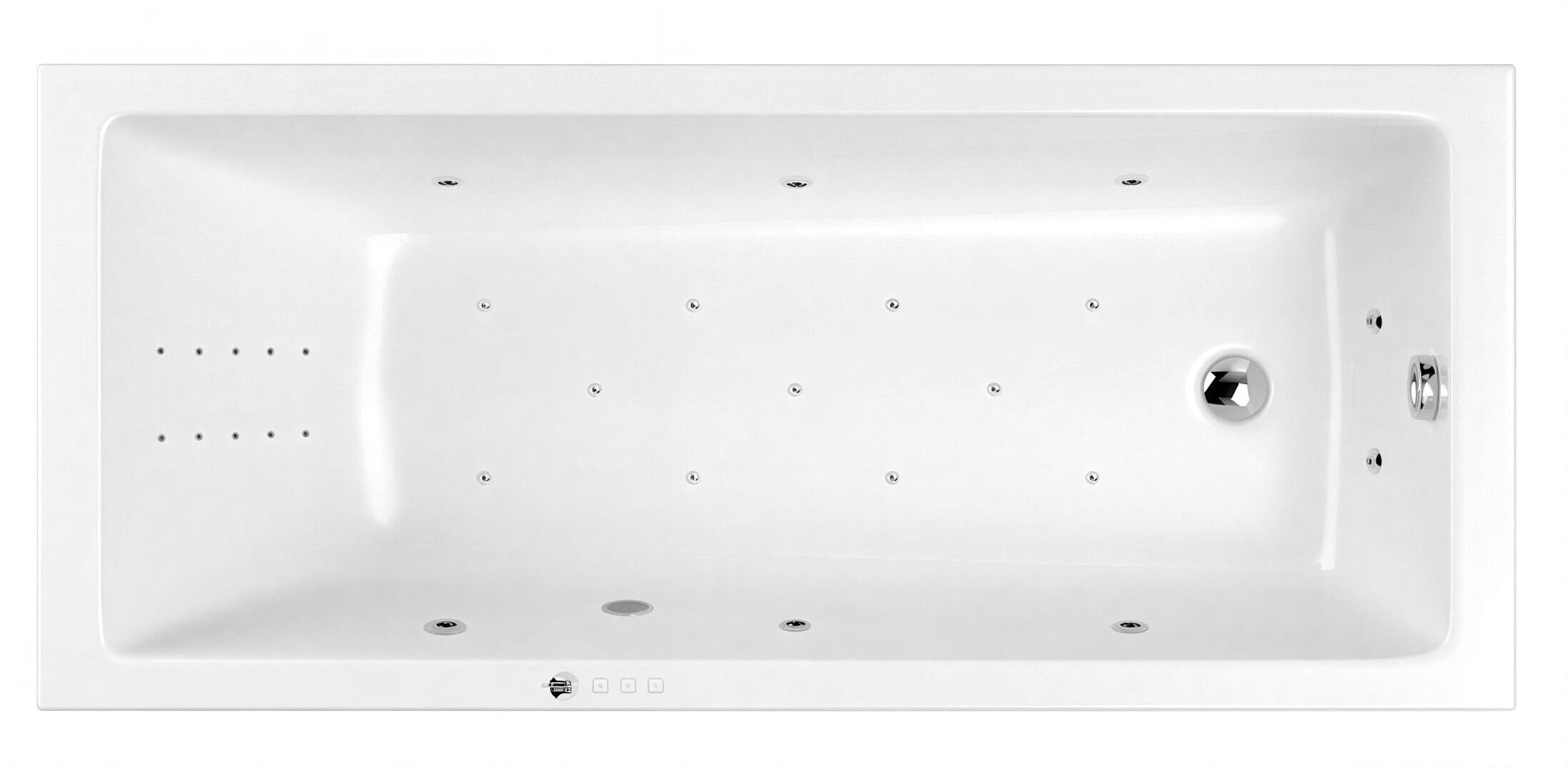 Изображение товара Ванна гидромассажная Whitecross Wave 170 x 75 см, ULTRA NANO, хром, белый, 0101.170075.100.ULTRANANO.CR Изображение товара Ванна гидромассажная Whitecross Wave 170 x 75 см, ULTRA NANO, хром, белый, 0101.170075.100.ULTRANANO.CR