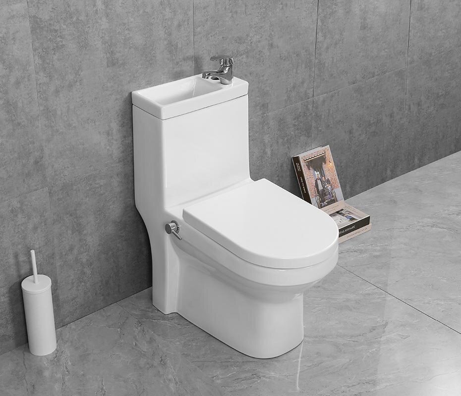 Изображение товара Комбоунитаз Laguraty с раковиной, функцией биде и микролифтом 8074АС