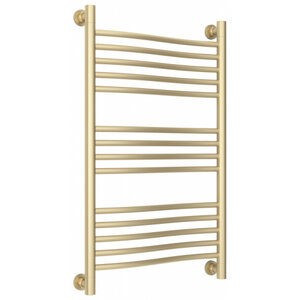 Изображение товара Полотенцесушитель водяной Сунержа Флюид+, высота 80, ширина 50 см, универсальное подключение, цвет матовая шампань, 022-0222-8050