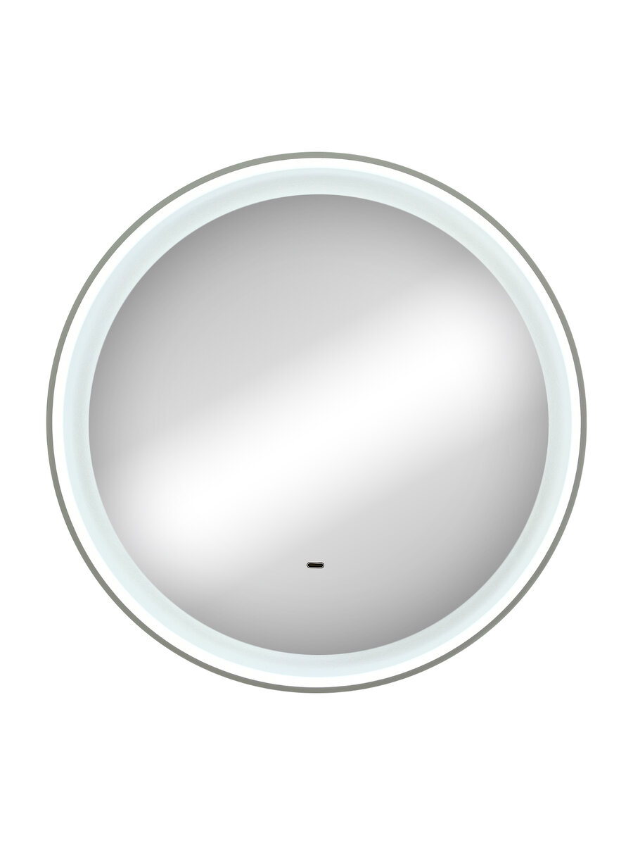 Изображение товара Зеркало Континент Planet White LED D80 см, с подсветкой, бесконтактный сенсор, белый, ЗЛП691