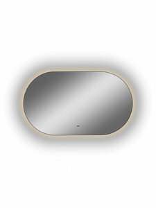 Изображение товара Зеркало Континент Fleur LED 100 см, с холодной подсветкой, бесконтактный сенсор, ЗЛП607