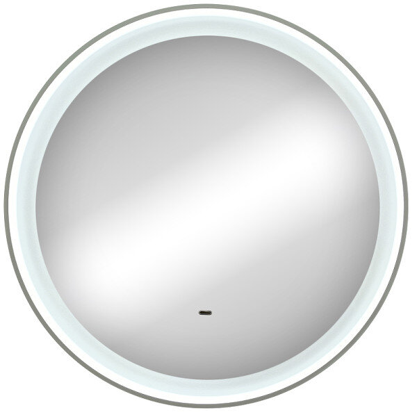 Изображение товара Зеркало Континент Planet White LED D60 см, с подсветкой, бесконтактный сенсор, белый, ЗЛП2624