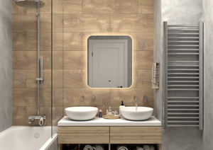 Изображение товара Зеркало Континент Burzhe LED 60 см с холодной подсветкой