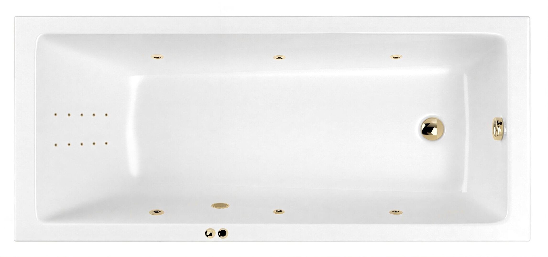 Изображение товара Ванна гидромассажная Whitecross Wave Slim 180 х 80 см, LINE NANO, золото, белый, 0111.180080.100.LINENANO.GL Изображение товара Ванна гидромассажная Whitecross Wave Slim 180 х 80 см, LINE NANO, золото, белый, 0111.180080.100.LINENANO.GL