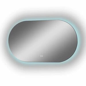 Изображение товара Зеркало Континент Fleur LED 100 см, с холодной подсветкой, бесконтактный сенсор, ЗЛП2296