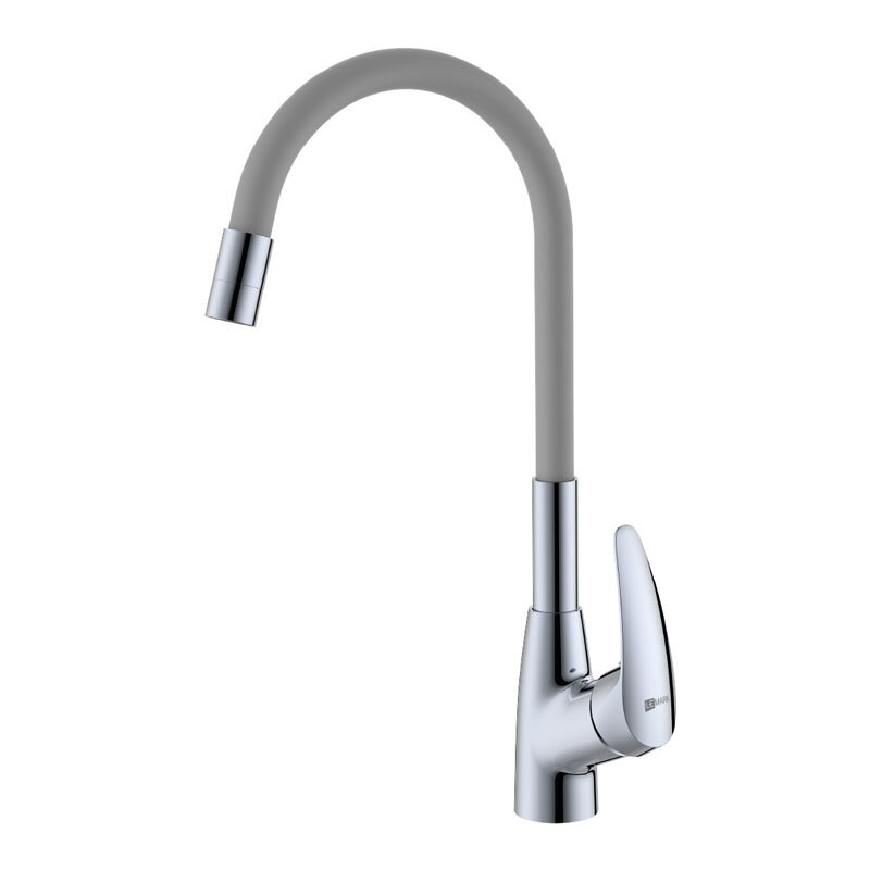 Изображение товара Смеситель Lemark Линара/Linara LM0415C-Gray для кухонной мойки, с гибким изливом, хром/серый Изображение товара Смеситель Lemark Линара/Linara LM0415C-Gray для кухонной мойки, с гибким изливом, хром/серый