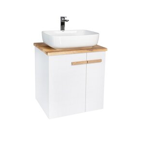 Изображение товара Тумба под раковину Viant Мюнхен 60 см со столешницей и подвесной установкой