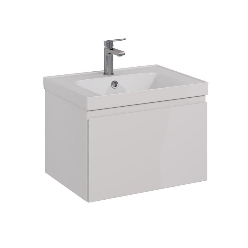 Изображение товара Тумба под раковину Lemark Veon Mini 60 см подвесная белый глянец Чехия
