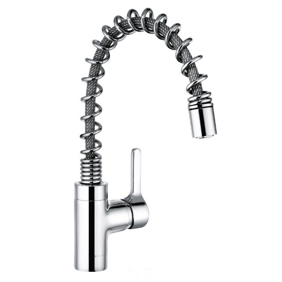 Изображение товара Смеситель кухонный Kludi Bingo Star 428550578 с высокм изливом и поворотом